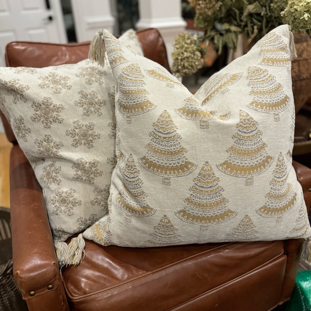425 South Los Angeles Down Feather   Large 25”  /2 Throw Pillow
